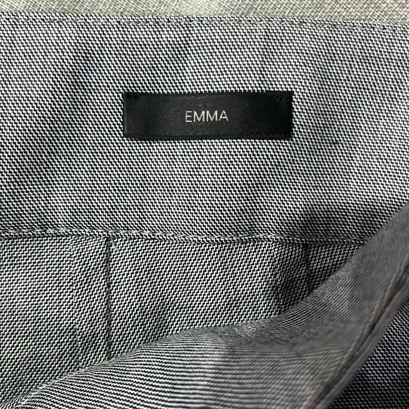 St. John Emma Gray Straight Leg Trousers Sz 10 - Picture 6 of 9